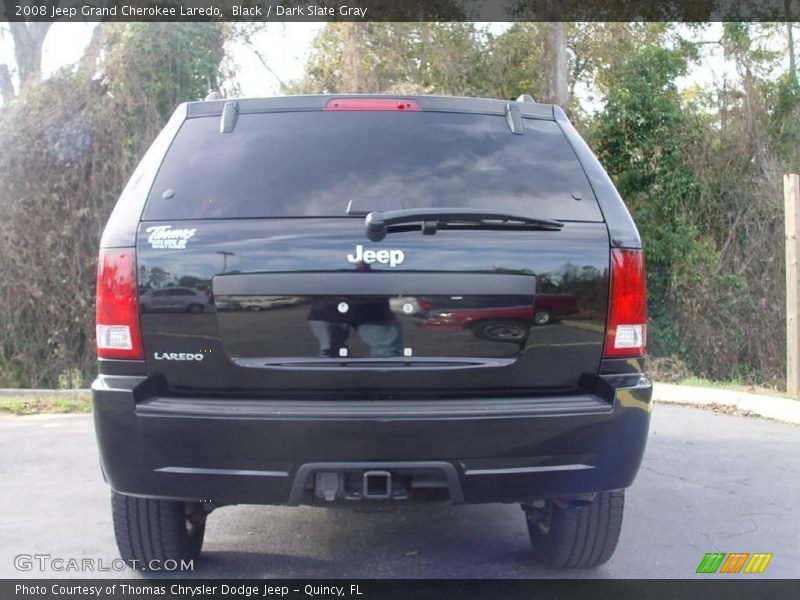 Black / Dark Slate Gray 2008 Jeep Grand Cherokee Laredo