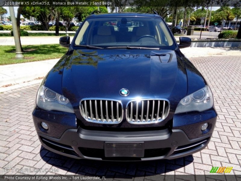 Monaco Blue Metallic / Sand Beige 2010 BMW X5 xDrive35d