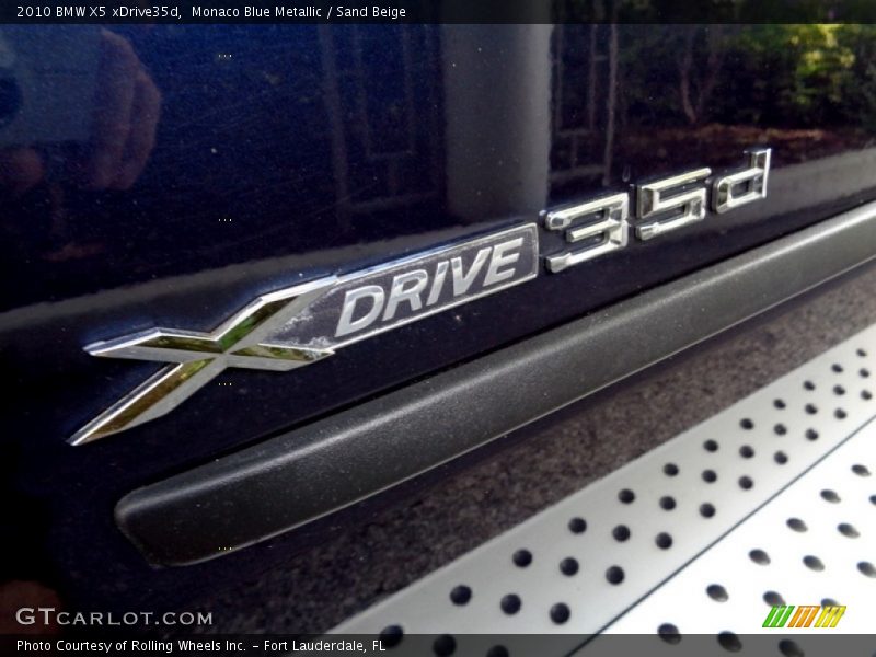 Monaco Blue Metallic / Sand Beige 2010 BMW X5 xDrive35d