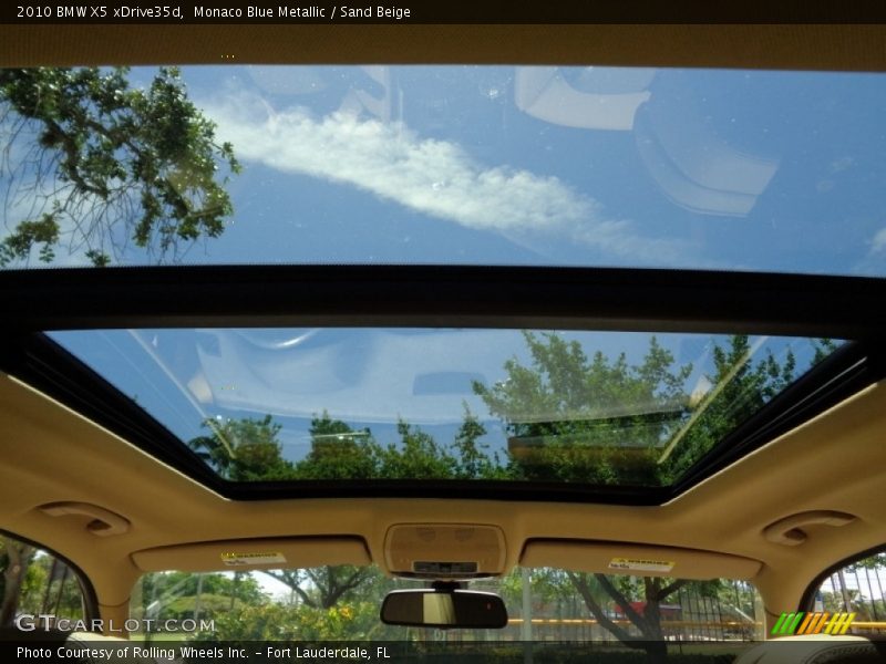 Monaco Blue Metallic / Sand Beige 2010 BMW X5 xDrive35d