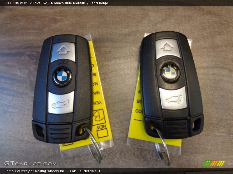 Monaco Blue Metallic / Sand Beige 2010 BMW X5 xDrive35d