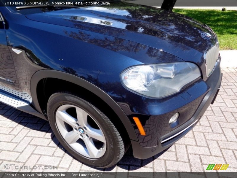 Monaco Blue Metallic / Sand Beige 2010 BMW X5 xDrive35d