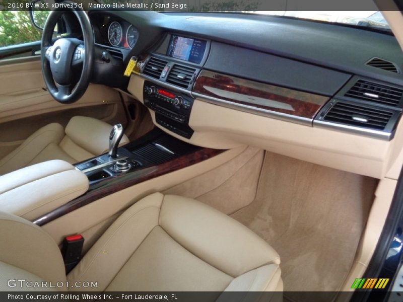 Monaco Blue Metallic / Sand Beige 2010 BMW X5 xDrive35d