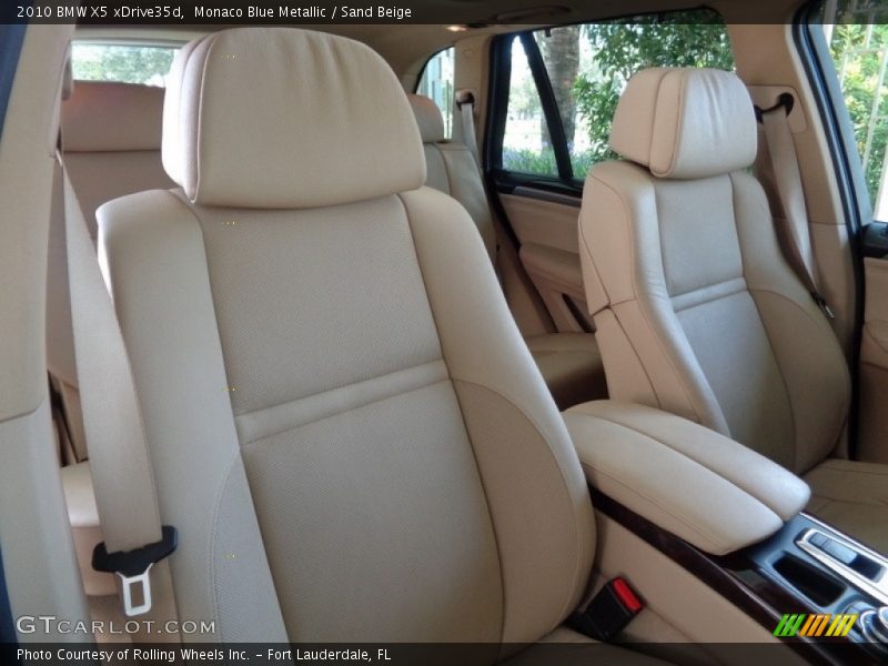 Monaco Blue Metallic / Sand Beige 2010 BMW X5 xDrive35d