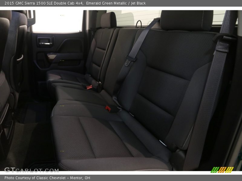 Emerald Green Metallic / Jet Black 2015 GMC Sierra 1500 SLE Double Cab 4x4