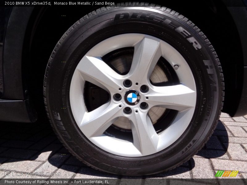 Monaco Blue Metallic / Sand Beige 2010 BMW X5 xDrive35d