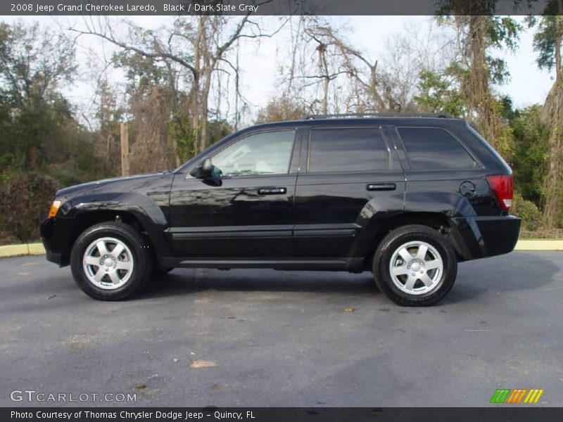 Black / Dark Slate Gray 2008 Jeep Grand Cherokee Laredo