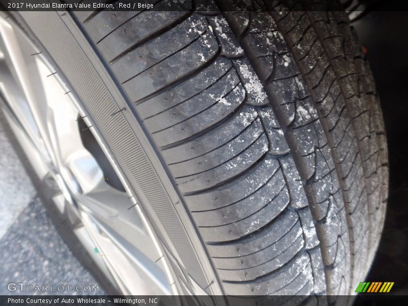 Red / Beige 2017 Hyundai Elantra Value Edition