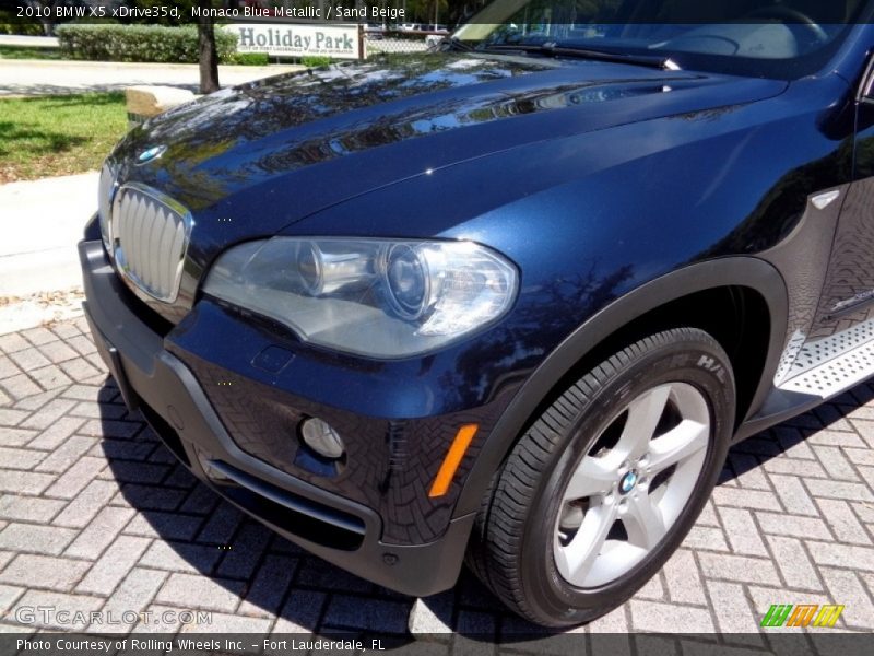 Monaco Blue Metallic / Sand Beige 2010 BMW X5 xDrive35d
