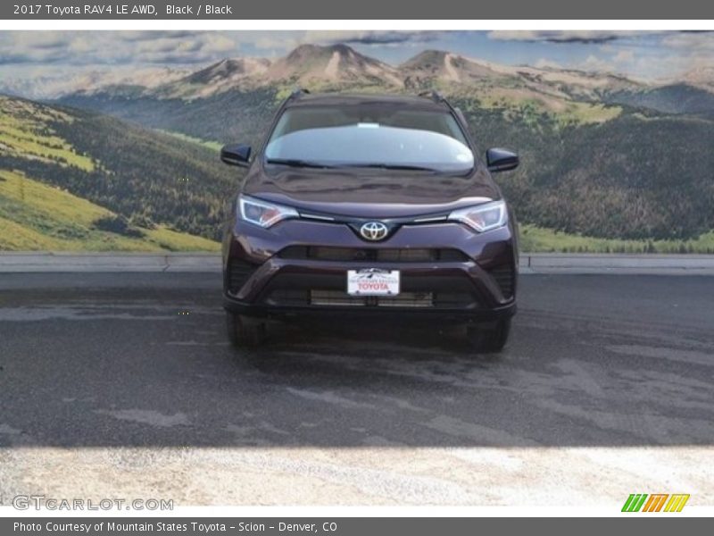 Black / Black 2017 Toyota RAV4 LE AWD