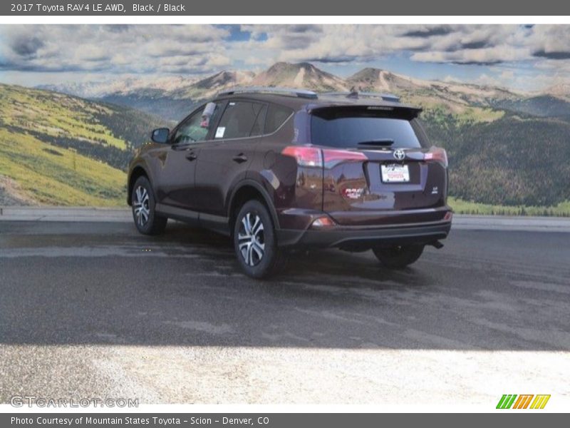 Black / Black 2017 Toyota RAV4 LE AWD