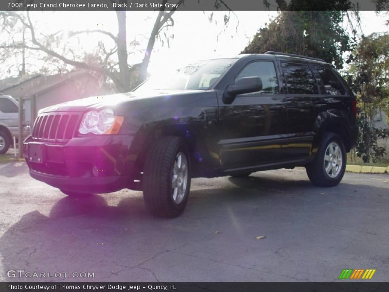 Black / Dark Slate Gray 2008 Jeep Grand Cherokee Laredo