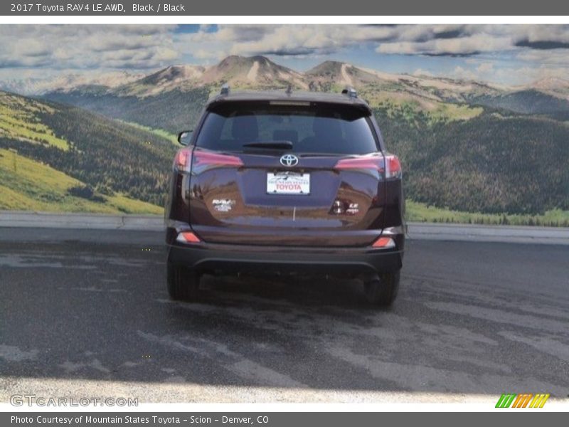 Black / Black 2017 Toyota RAV4 LE AWD