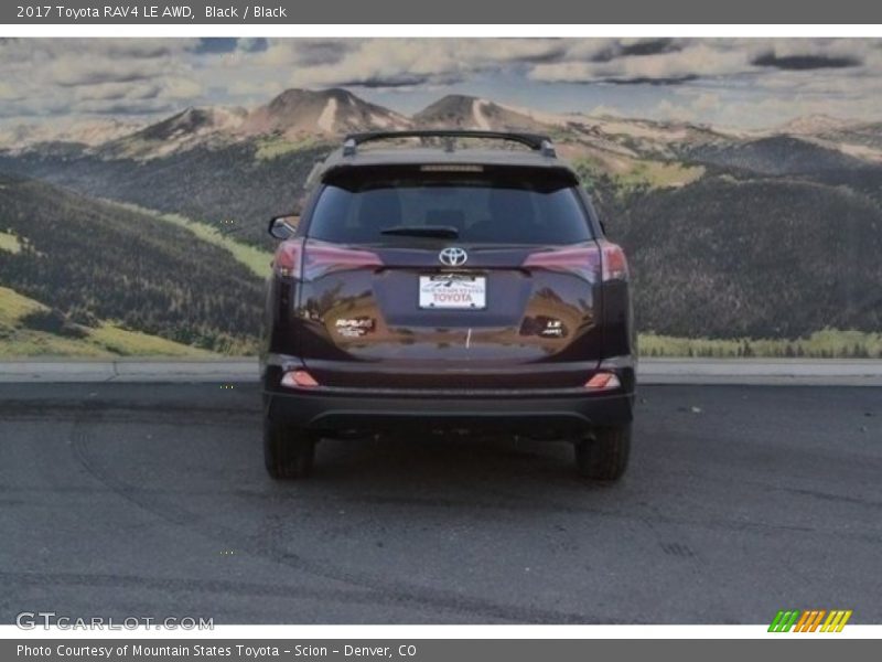 Black / Black 2017 Toyota RAV4 LE AWD