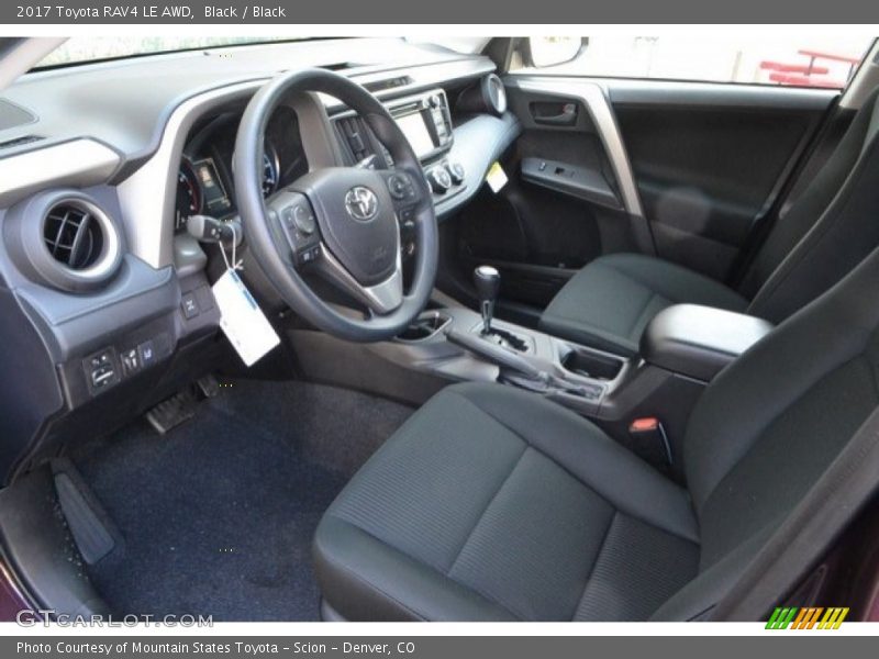 Black / Black 2017 Toyota RAV4 LE AWD