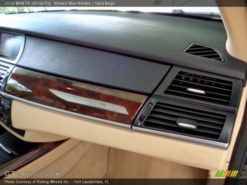 Monaco Blue Metallic / Sand Beige 2010 BMW X5 xDrive35d