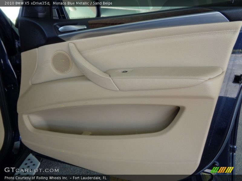 Monaco Blue Metallic / Sand Beige 2010 BMW X5 xDrive35d