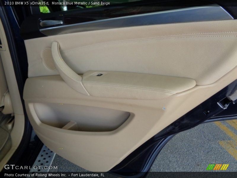 Monaco Blue Metallic / Sand Beige 2010 BMW X5 xDrive35d