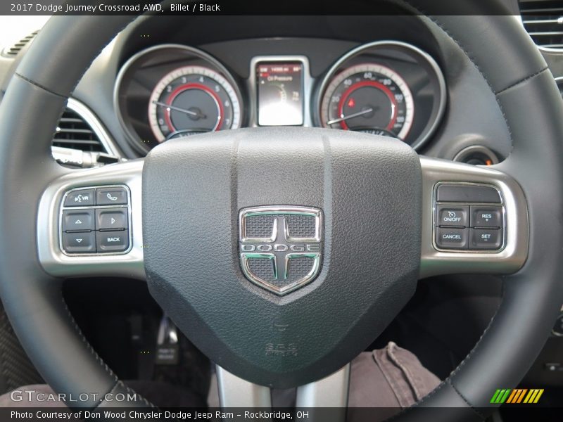 Billet / Black 2017 Dodge Journey Crossroad AWD