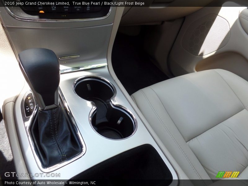 True Blue Pearl / Black/Light Frost Beige 2016 Jeep Grand Cherokee Limited