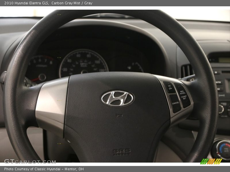 Carbon Gray Mist / Gray 2010 Hyundai Elantra GLS