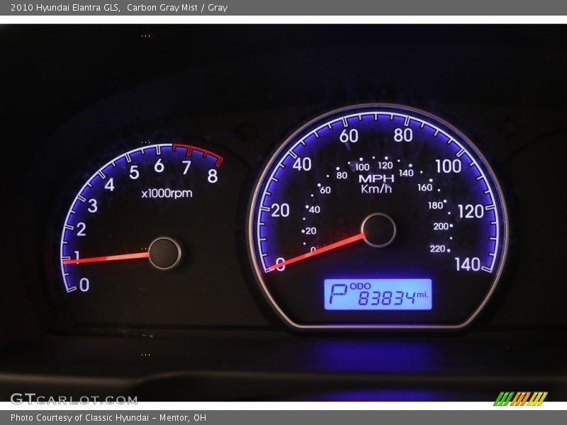 Carbon Gray Mist / Gray 2010 Hyundai Elantra GLS