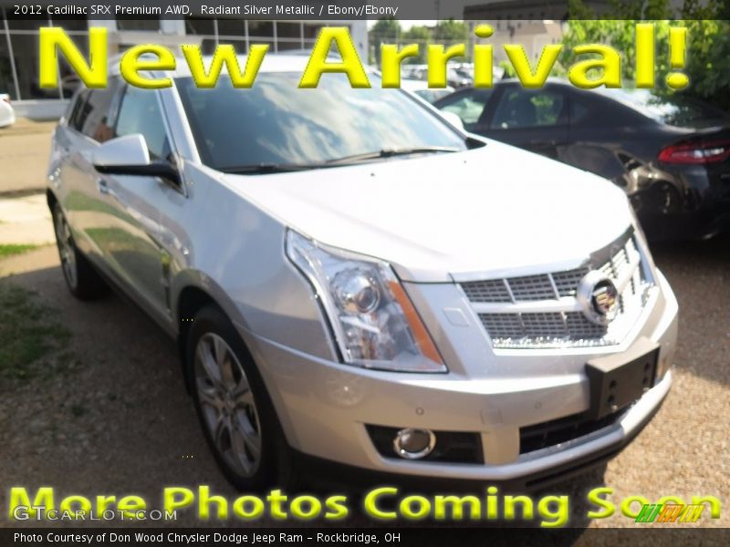 Radiant Silver Metallic / Ebony/Ebony 2012 Cadillac SRX Premium AWD