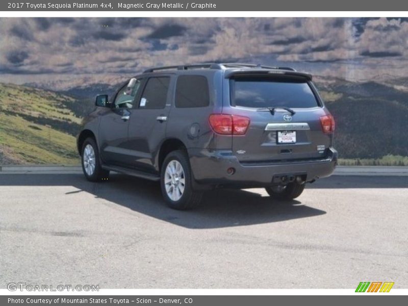 Magnetic Gray Metallic / Graphite 2017 Toyota Sequoia Platinum 4x4