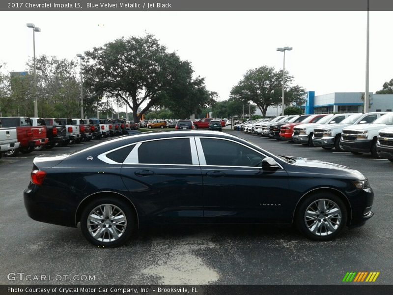 Blue Velvet Metallic / Jet Black 2017 Chevrolet Impala LS
