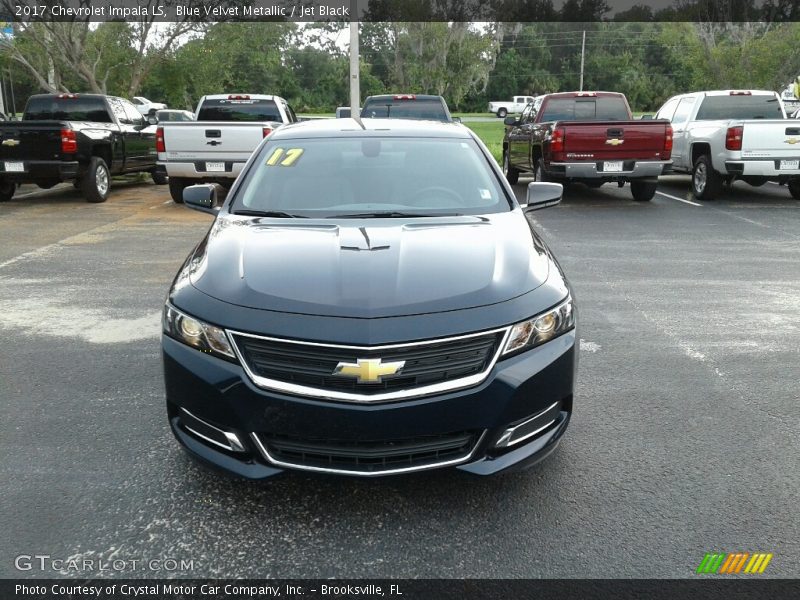 Blue Velvet Metallic / Jet Black 2017 Chevrolet Impala LS