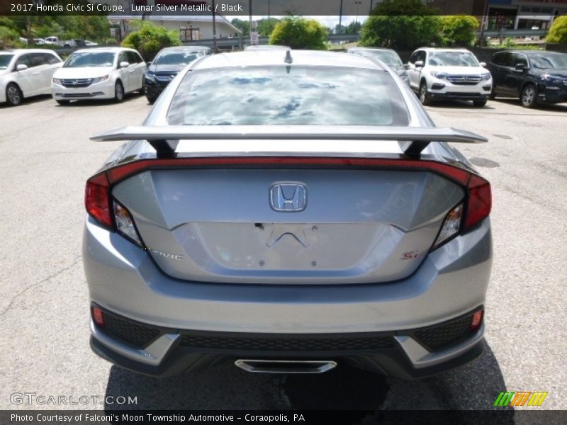 Lunar Silver Metallic / Black 2017 Honda Civic Si Coupe