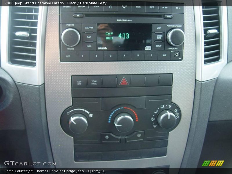 Black / Dark Slate Gray 2008 Jeep Grand Cherokee Laredo
