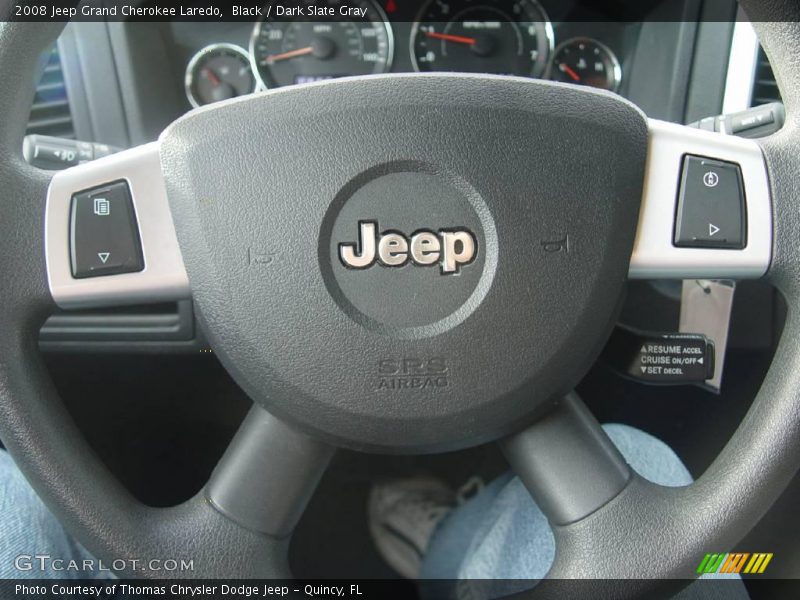 Black / Dark Slate Gray 2008 Jeep Grand Cherokee Laredo