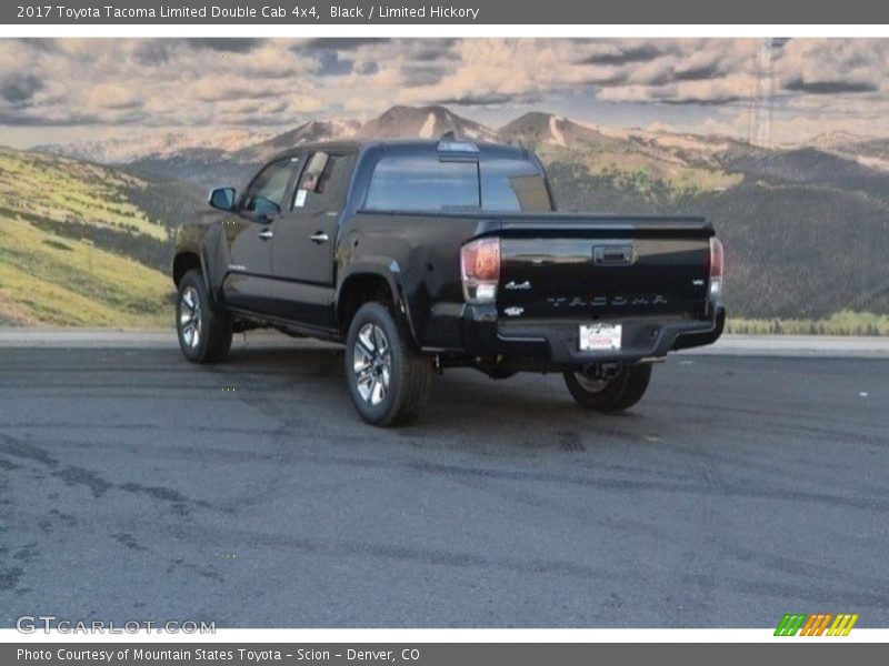 Black / Limited Hickory 2017 Toyota Tacoma Limited Double Cab 4x4