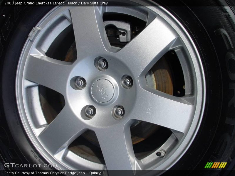 Black / Dark Slate Gray 2008 Jeep Grand Cherokee Laredo