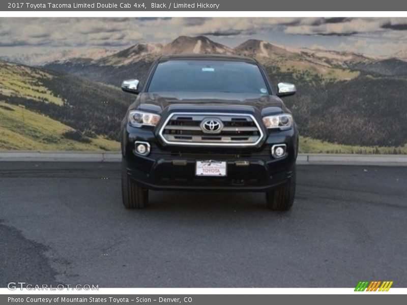 Black / Limited Hickory 2017 Toyota Tacoma Limited Double Cab 4x4