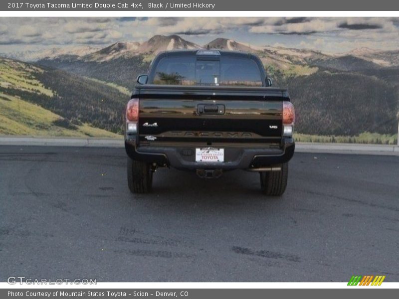Black / Limited Hickory 2017 Toyota Tacoma Limited Double Cab 4x4