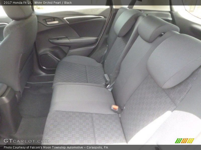 White Orchid Pearl / Black 2017 Honda Fit LX