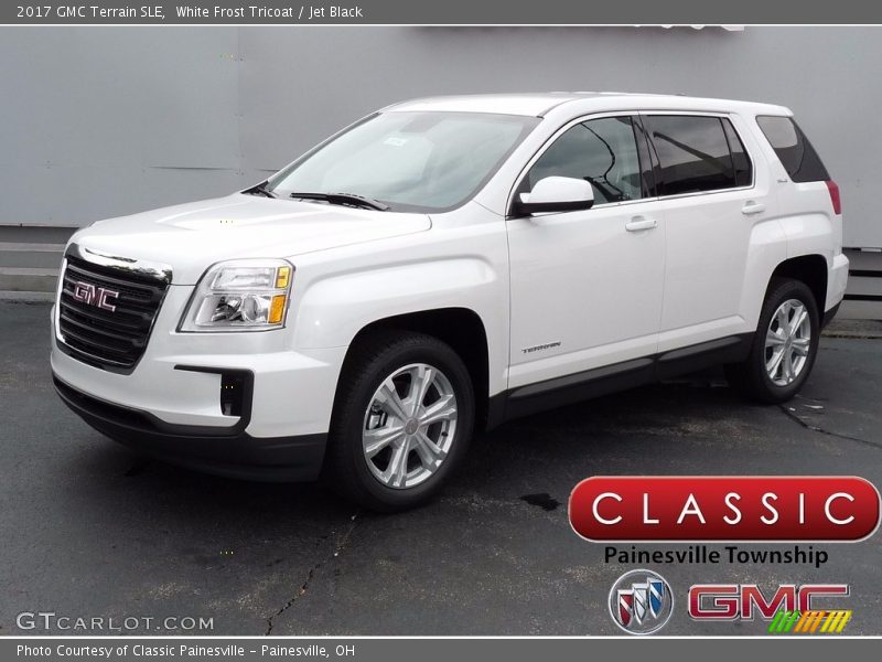 White Frost Tricoat / Jet Black 2017 GMC Terrain SLE