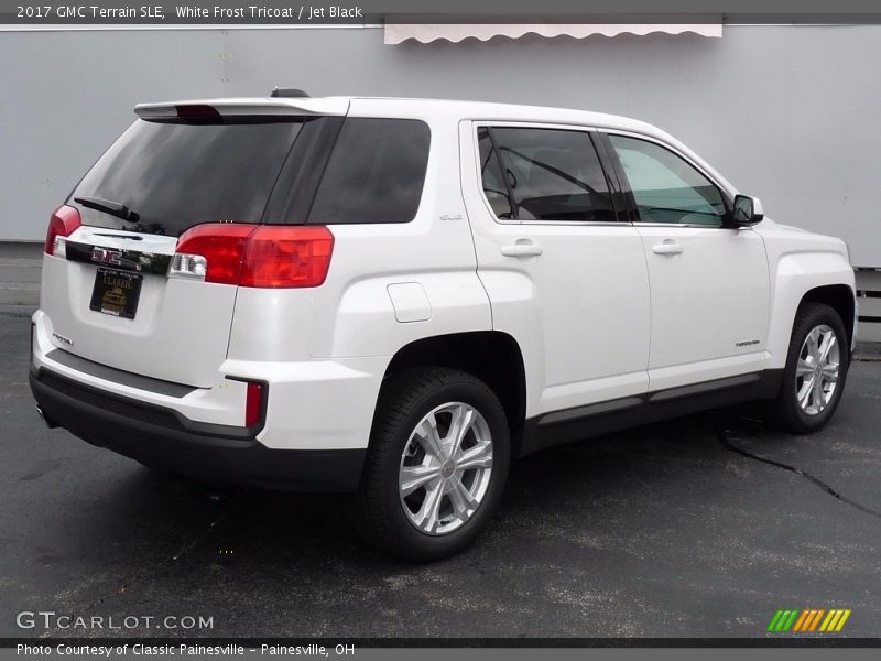 White Frost Tricoat / Jet Black 2017 GMC Terrain SLE