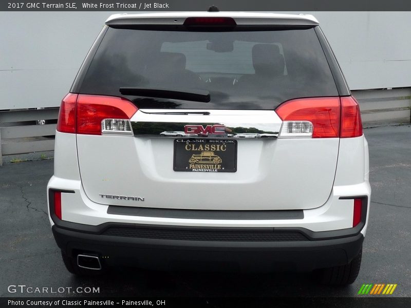 White Frost Tricoat / Jet Black 2017 GMC Terrain SLE