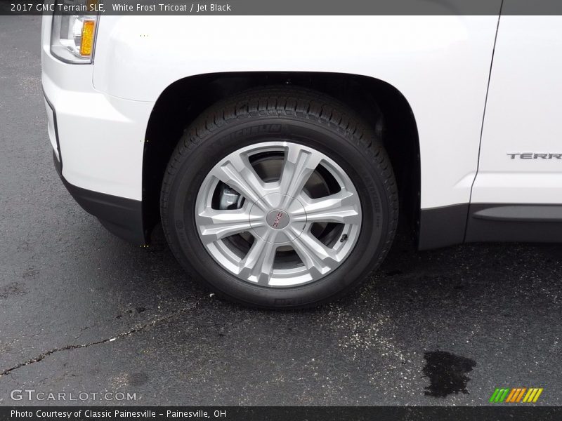 White Frost Tricoat / Jet Black 2017 GMC Terrain SLE