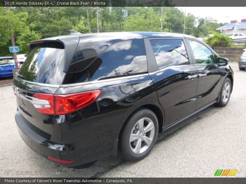 Crystal Black Pearl / Mocha 2018 Honda Odyssey EX-L