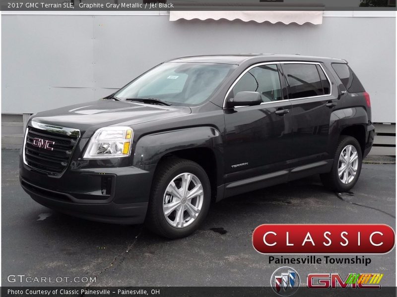 Graphite Gray Metallic / Jet Black 2017 GMC Terrain SLE