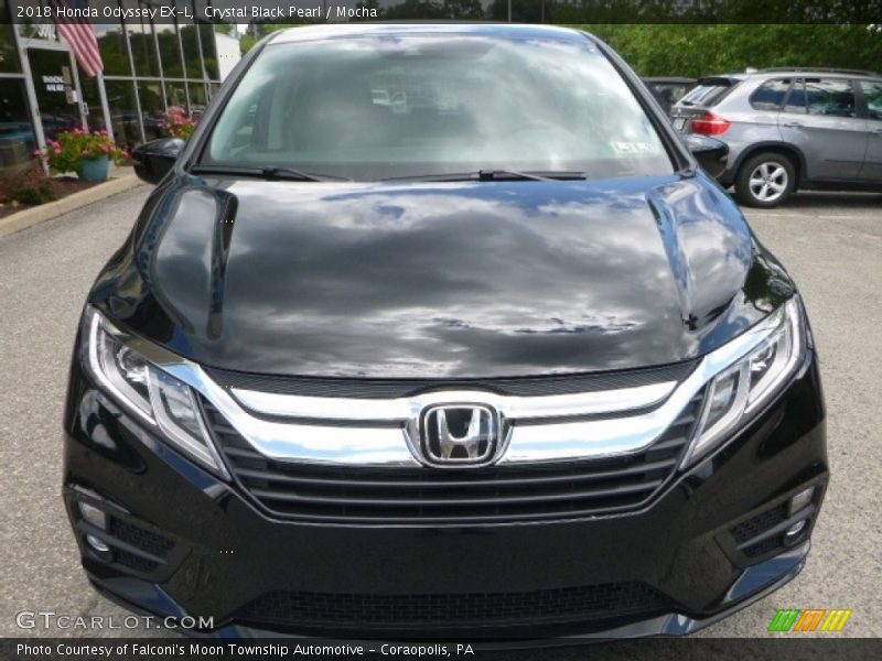 Crystal Black Pearl / Mocha 2018 Honda Odyssey EX-L
