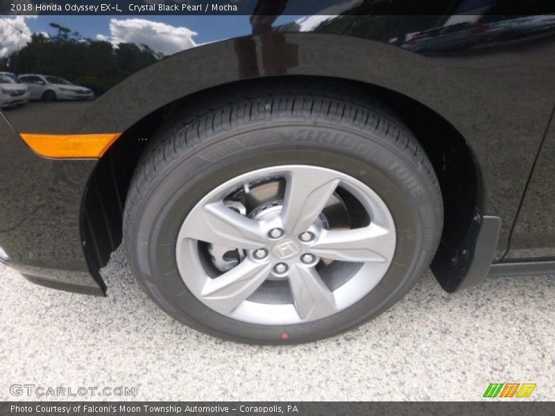 Crystal Black Pearl / Mocha 2018 Honda Odyssey EX-L