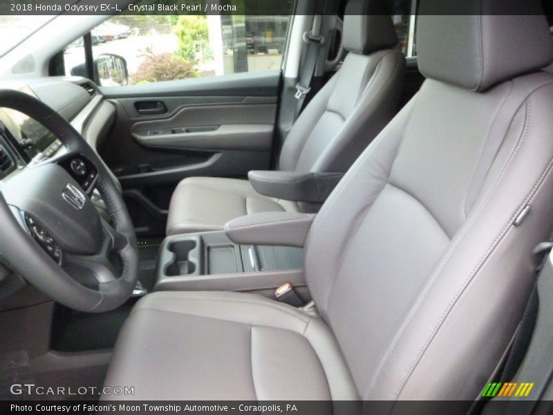 Crystal Black Pearl / Mocha 2018 Honda Odyssey EX-L