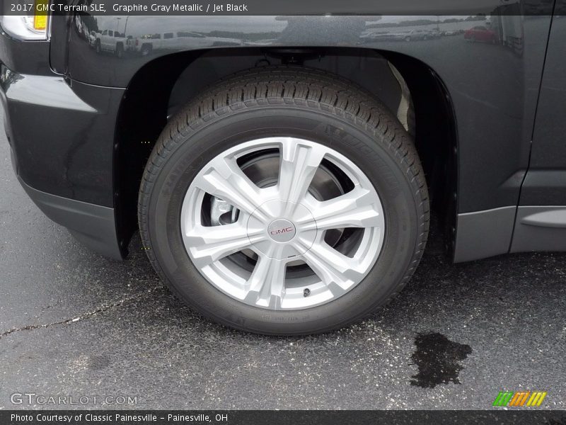 Graphite Gray Metallic / Jet Black 2017 GMC Terrain SLE