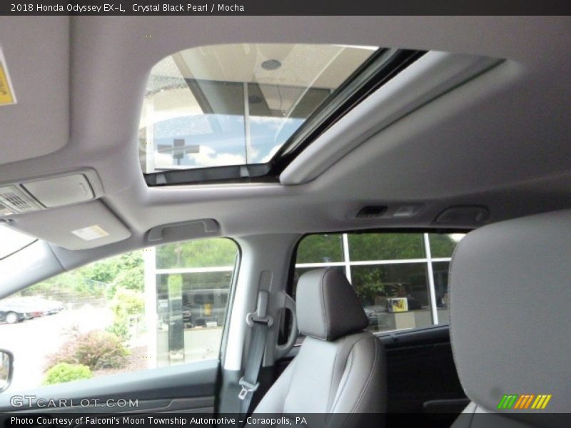 Crystal Black Pearl / Mocha 2018 Honda Odyssey EX-L