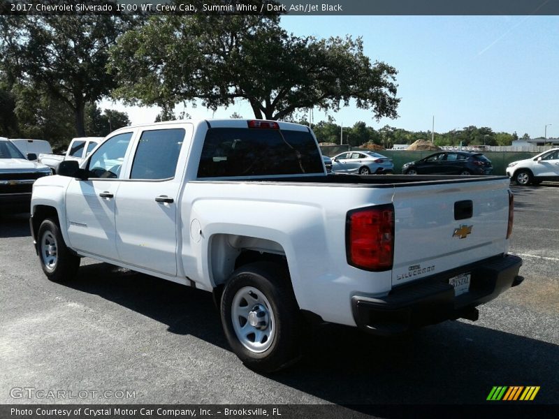 Summit White / Dark Ash/Jet Black 2017 Chevrolet Silverado 1500 WT Crew Cab